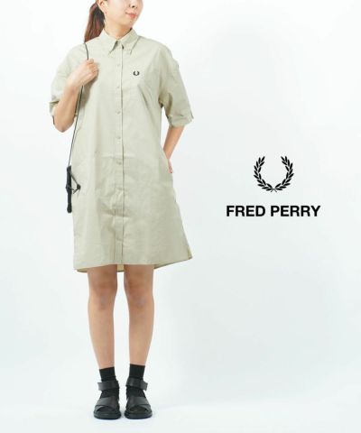 FRED PERRY(フレッドペリー) ショートスリーブ シャツドレス 