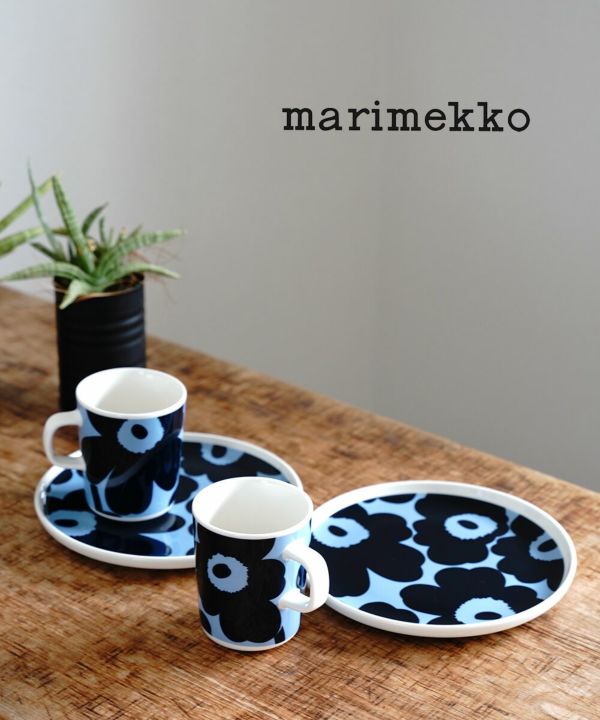 marimekko(マリメッコ), マグカップ＆プレートセット UNIKKO BREAKFAST SET 2PCS