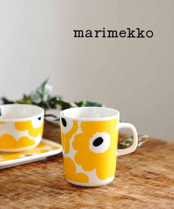 マリメッコ marimekko マグカップ 250ml （10デザイン） Mug 2,5dl 食器 コップ キッチン雑貨 ペンスタンド ウニッコ  ラシィマット シイルトラプータルハ 花柄 フラワー ドット 水玉 陶器 北欧 おしゃれ かわいい