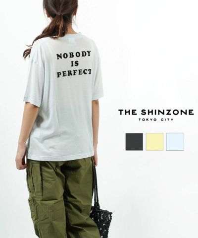 THE SHINZONE(ザ シンゾーン)シアー ロゴTシャツ SHEER LOGO TEE