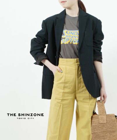 THE SHINZONE(ザ シンゾーン)ウール混 シャギーチェック ジャケット