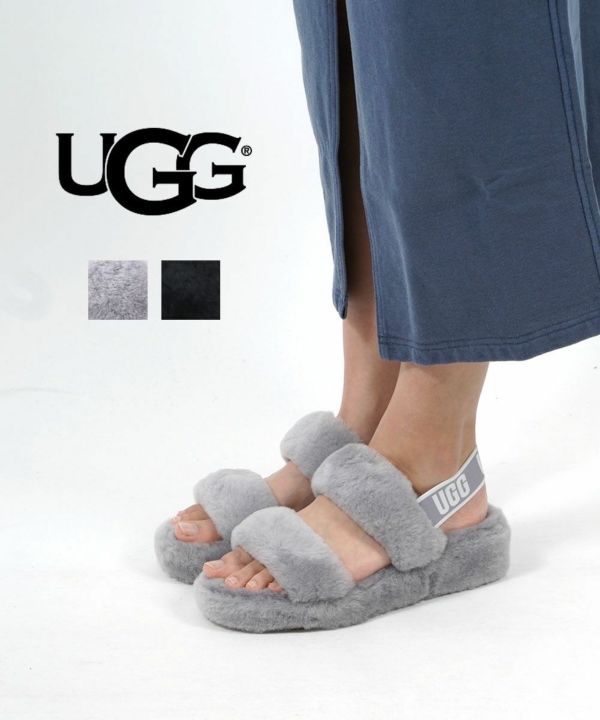 女の子向けプレゼント集結Ugg アグ オーイヤー ファー サンダル