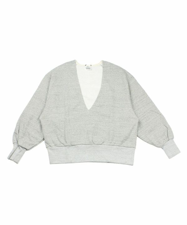 THE SHINZONE(ザ シンゾーン), コットン 裏毛 Vネック スウェットプルオーバー V-NECK SWEAT PULLOVER