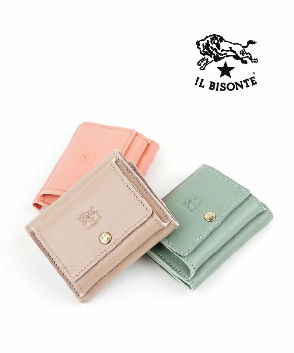 IL BISONTE(イルビゾンテ), ミニ財布 トリフォルドウォレット