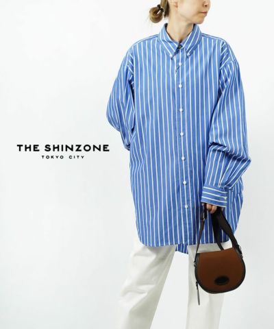 THE SHINZONE(ザ シンゾーン)ストライプビッグシャツ STRIPE BIG SHIRT