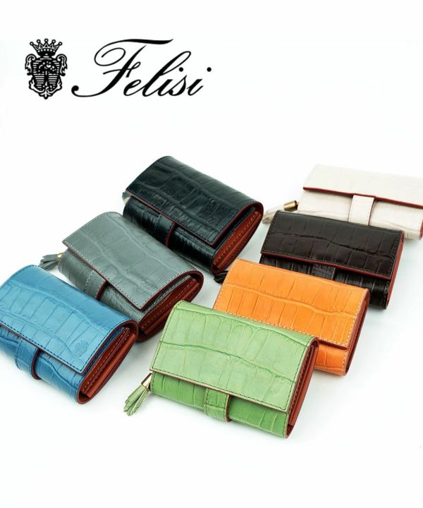 Felisi(フェリージ)二つ折り ミニ財布 ミニコロコロ 1041/2/SA | BLEU