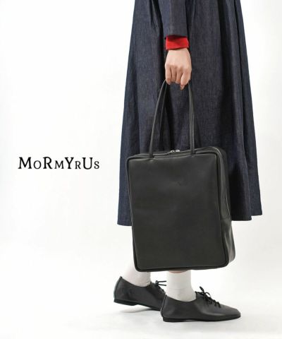 MORMYRUS(モルミルス)トートバッグ スクエア レザートート 縦長 A4