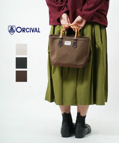 ORCIVAL(オーチバル・オーシバル)24oz帆布 バンブー トートバッグ