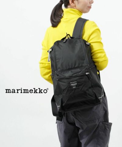 marimekko(マリメッコ)リュック バックパック リュックサック 黒