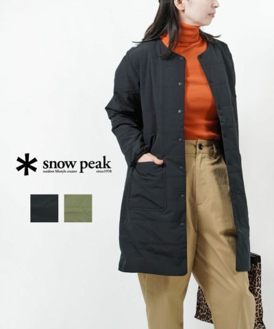 Snow Peak(スノーピーク)インサレーション 中綿ロングカーディガン