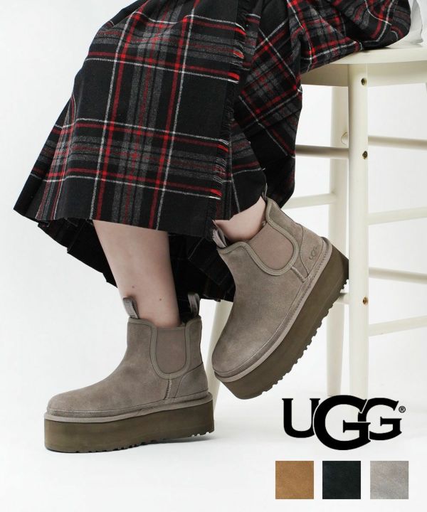 UGG(アグ)ムートンブーツ ブーツ ショートブーツ 厚底