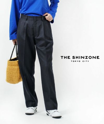 THE SHINZONE(ザ シンゾーン)チョークストライプパンツ CHALK STRIPE