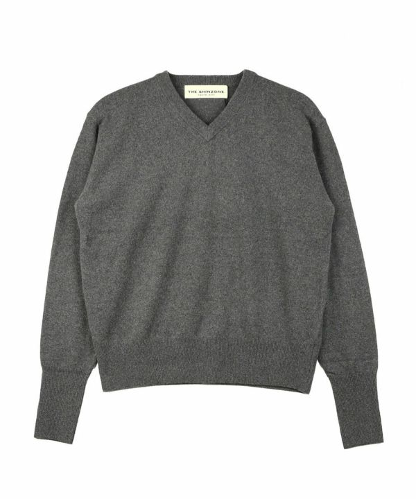 THE SHINZONE(ザ シンゾーン)Vネックニット WOOL CASHMERE DADDY KNIT