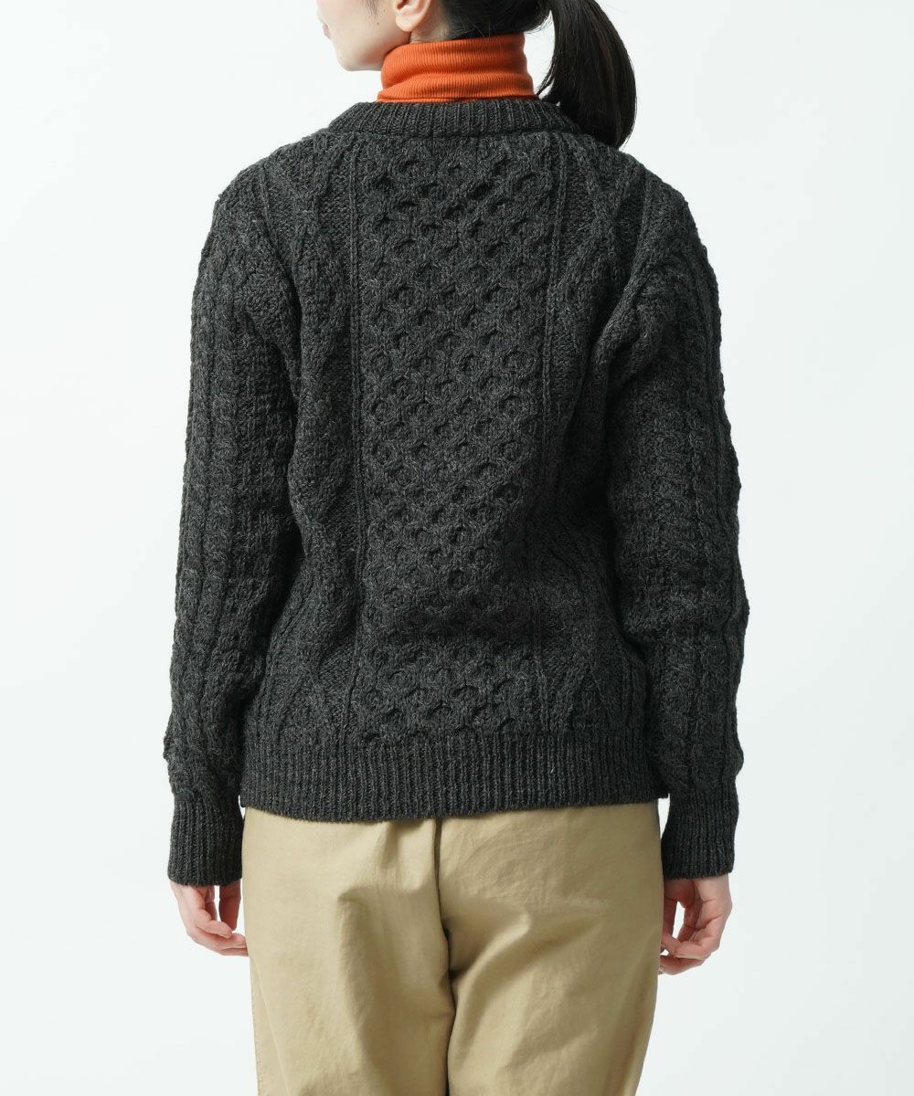 Aran Woollen Mills(アランウーレンミルズ)ニットカーディガン アラン