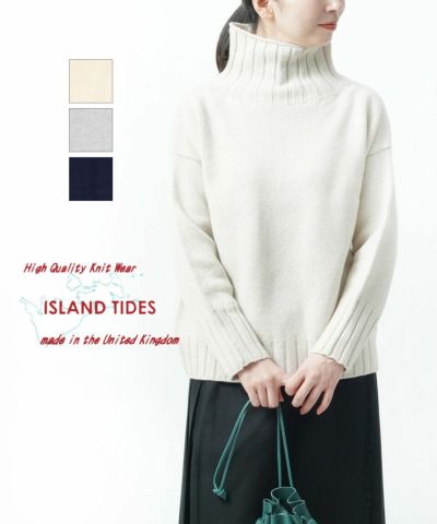 ISLAND TIDES(アイランドタイド)タートルネックニット プルオーバー