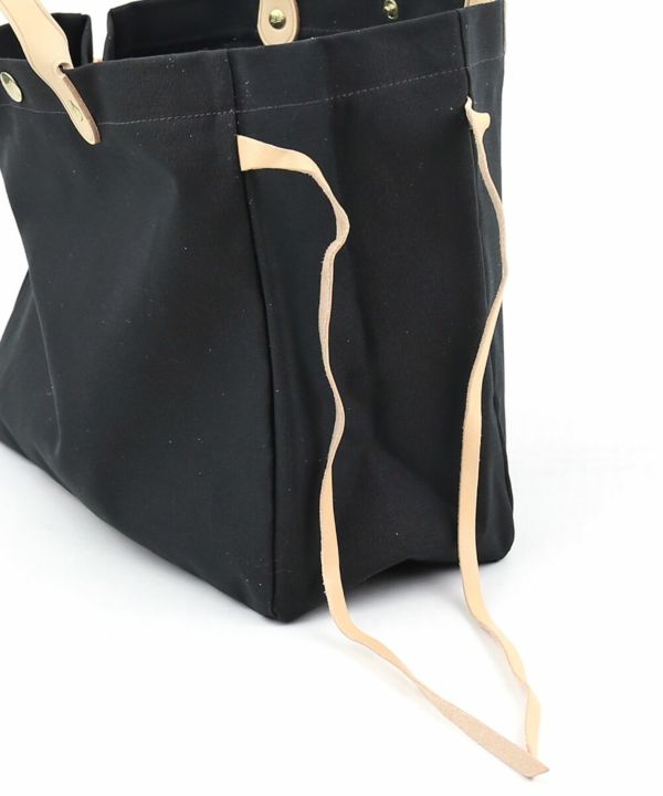 IL BISONTE(イルビゾンテ)コットンキャンバス サイドリボン トート