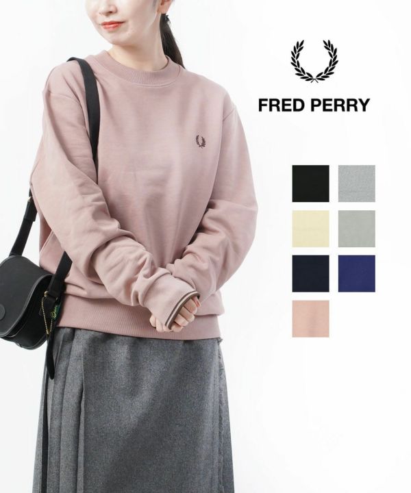 FRED PERRY(フレッドペリー)スウェット Crew Neck Sweatshirt | BLEU