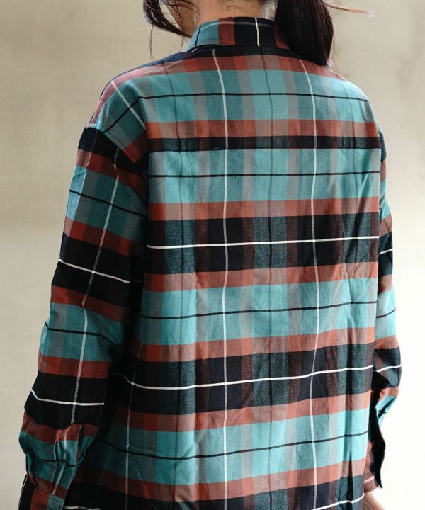 FRED PERRY(フレッドペリー), タータンチェック シャツワンピース Brushed Tartan Shirt Dress