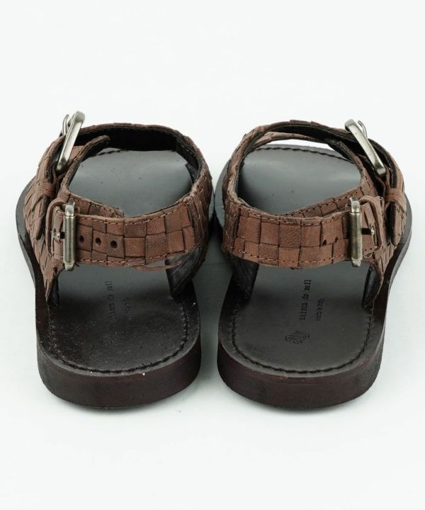 maison de SOIL(メゾン ド ソイル), レザー ストラップサンダル INTRECCIO STRAP SANDAL