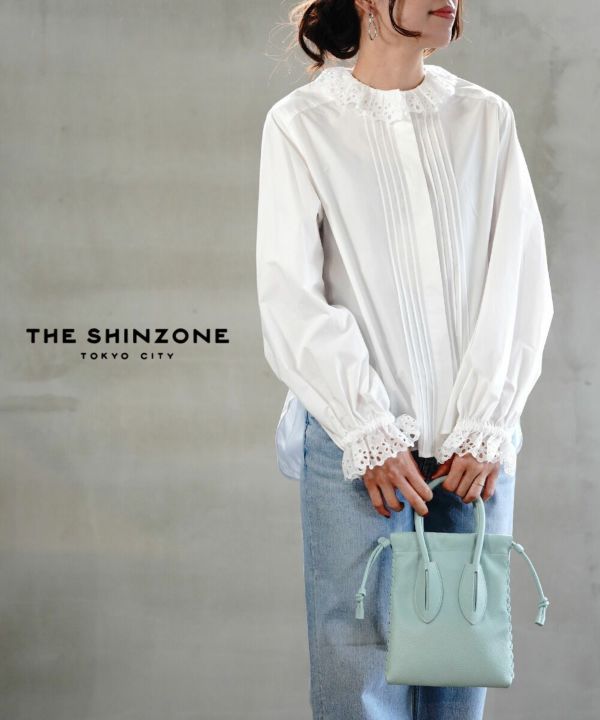 THE SHINZONE(ザ シンゾーン), レースカラー ブラウス LACE COLLAR BLOUSE