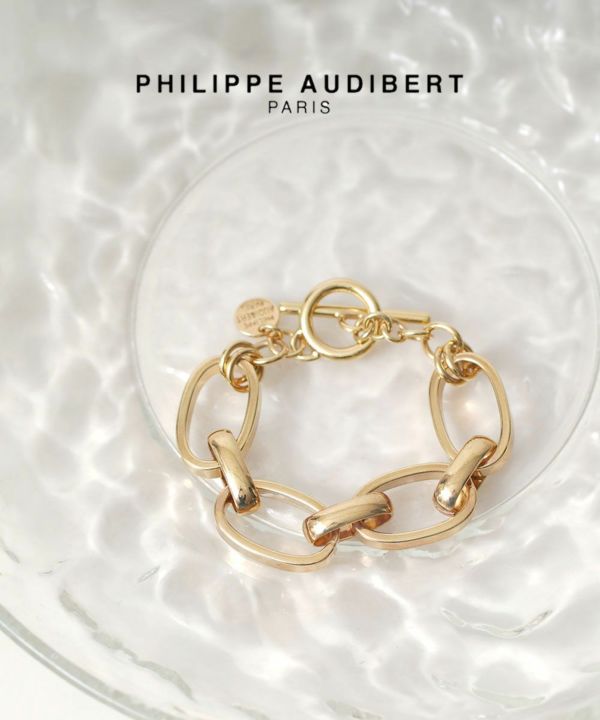 Philippe Audibert(フィリップ オーディベール), チェーンブレスレット ゴールド