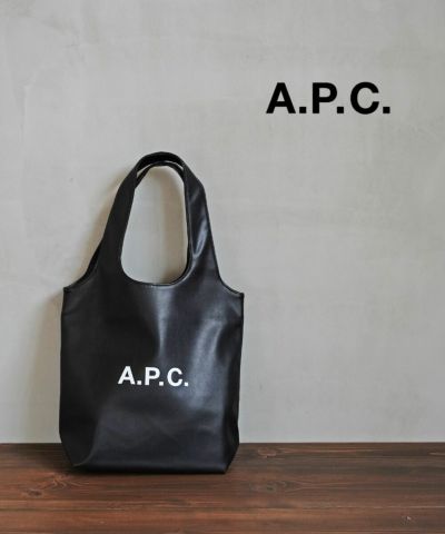 A.P.C.(アー・ペー・セー)トートバッグ TOTE NINON SMALL | BLEU COMME ...