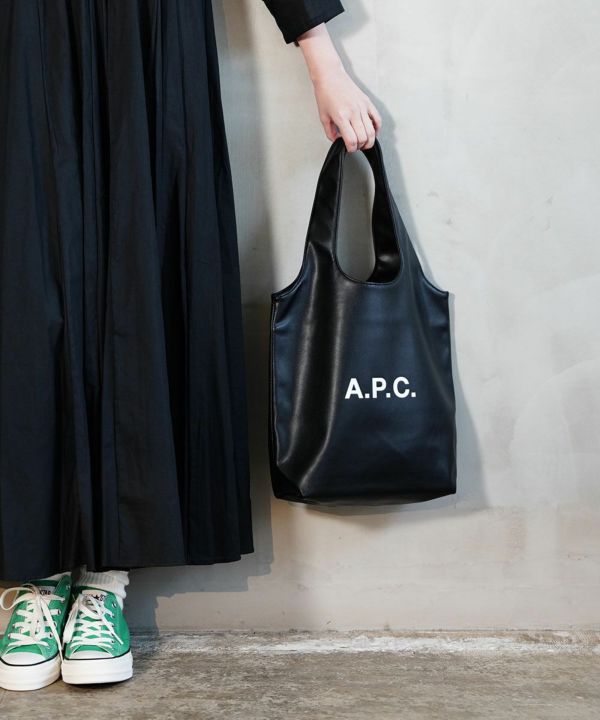 A.P.C.(アー・ペー・セー)トートバッグ TOTE NINON SMALL | BLEU COMME