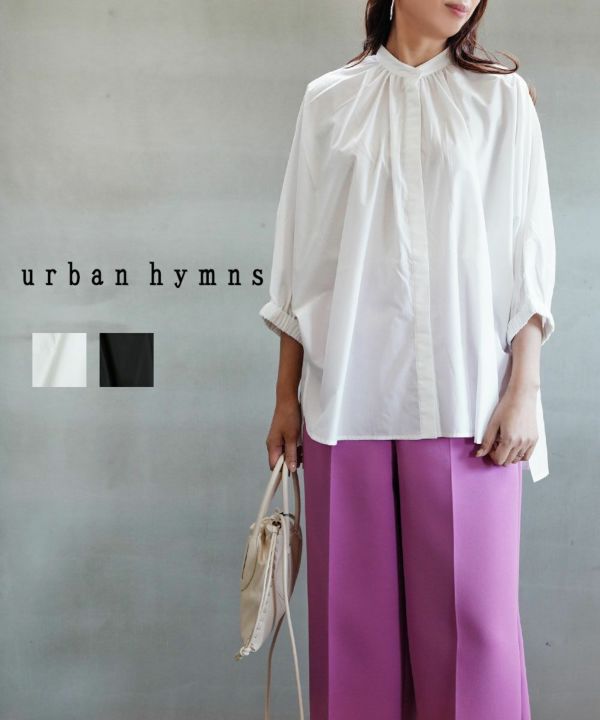 urban hymns(アーバンヒムス)ブロードシフォン シアー バックプリーツ