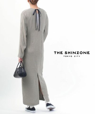 THE SHINZONE(ザ シンゾーン)ワンピース KOMON JACQUARD DRESS | BLEU