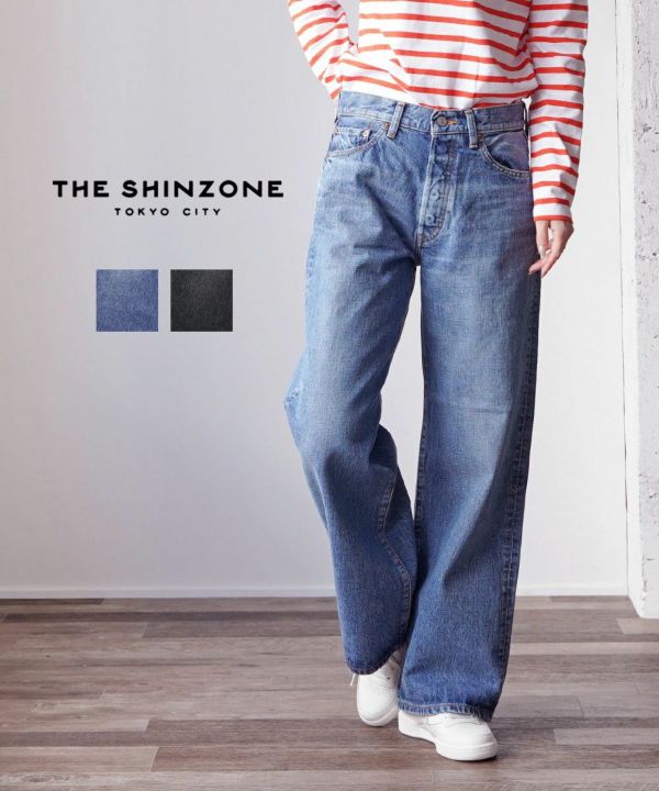 THE SHINZONE(ザ シンゾーン)デニムパンツ BAGGY JEANS | BLEU