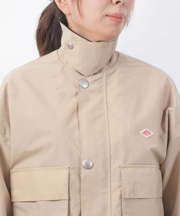DANTON - DANTON NYLON SHORT JACKET ベージュ 38 WOMEN'S NYLON TAFFETA SHORT JACKET｜JACKET｜DANTON(ダントン