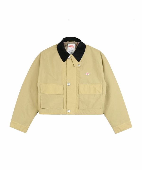 DANTON - DANTON NYLON SHORT JACKET ベージュ 38 WOMEN'S NYLON TAFFETA SHORT JACKET｜JACKET｜DANTON(ダントン