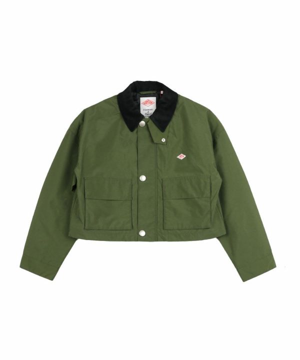 DANTON(ダントン)WOMEN'S NYLON TAFFETA SHORT JACKET | BLEU COMME