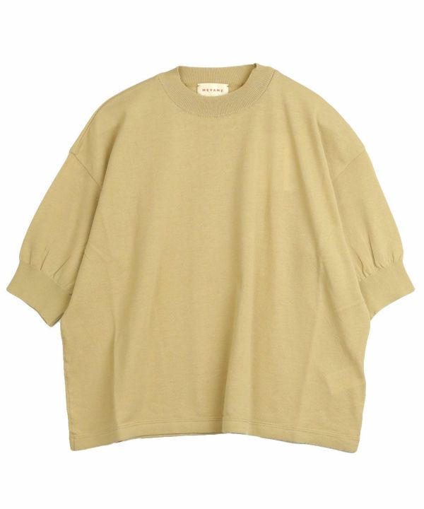 MEYAME(メヤメ)コットンニットTシャツ COTTON KNIT TEE | BLEU COMME 