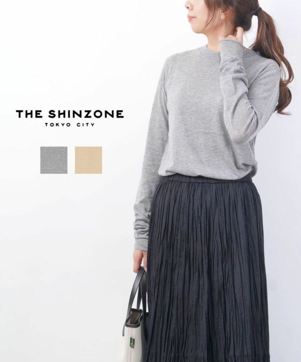 THE SHINZONE(ザ シンゾーン), コットンカシミア シアーニット COTTON CASHMERE SHEER KNIT