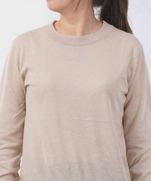 THE SHINZONE(ザ シンゾーン), コットンカシミア シアーニット COTTON CASHMERE SHEER KNIT