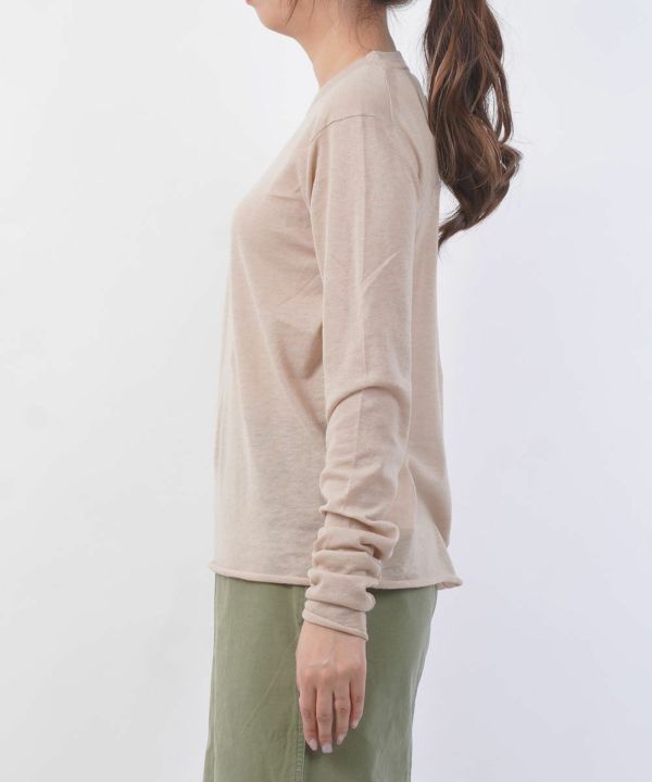 THE SHINZONE(ザ シンゾーン), コットンカシミア シアーニット COTTON CASHMERE SHEER KNIT