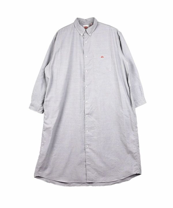 DANTON◆クールマックスオックスボタンダウンシャツワンピース　ダントン DANTON(ダントン)クールマックス オックスフォード ボタンダウン
