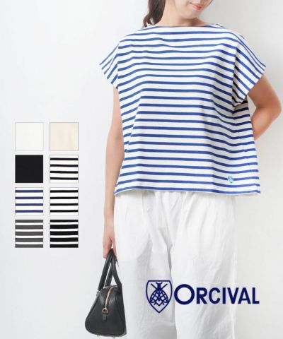 ORCIVAL(オーチバル・オーシバル)コットンロード クルーネック ルーズ