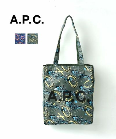 A.P.C.(アー・ペー・セー)トートバッグ TOTE NINON SMALL | BLEU COMME BLEU(ブルーコムブルー)