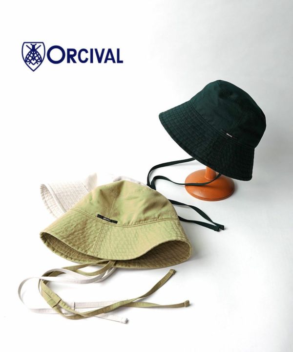 ORCIVAL(オーチバル・オーシバル)コットンリネン バケットハット 