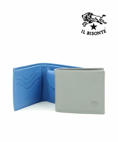 IL BISONTE(イルビゾンテ)ロゴエンボスドレザー 二つ折り財布 IL BISONTE(イルビゾンテ)ロゴエンボスドレザー 二つ折り財布