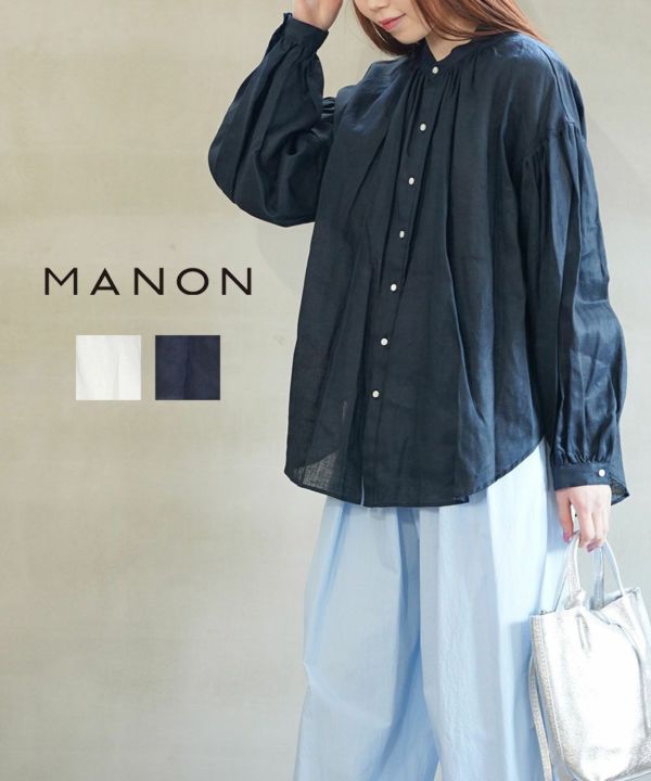 MANON(マノン)リネン アミカルシャツ LINEN AMICAL SHIRT | BLEU COMME ...