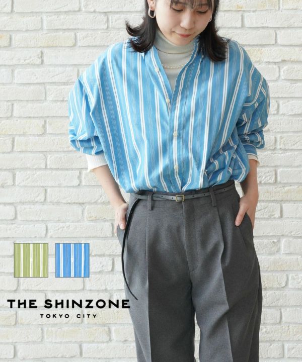 THE SHINZONE(ザ シンゾーン)ストライプ ダディシャツ STRIPE DADDY ...