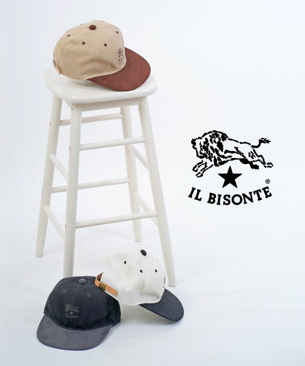 IL BISONTE(イルビゾンテ)ベースボールキャップ | BLEU COMME BLEU 