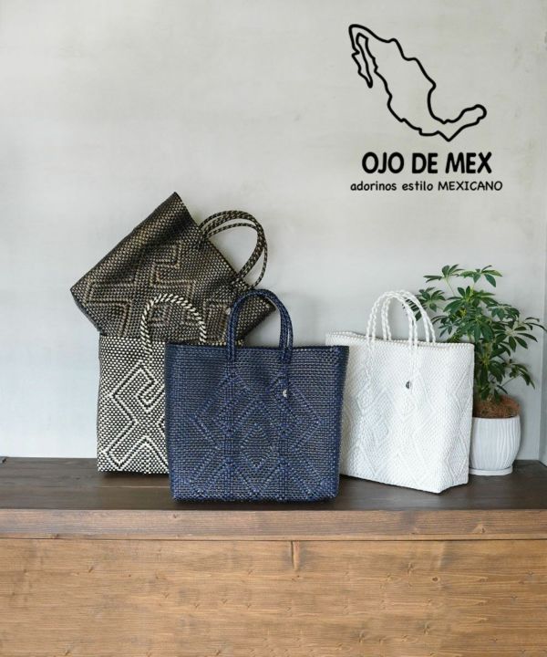 OJO DE MEX(オホデメックス)カゴ トートバッグ Plastico Cago Tote ...