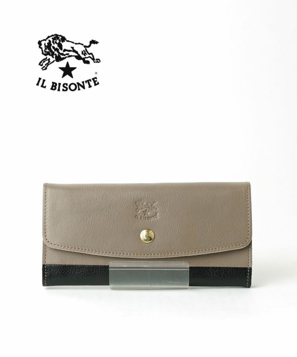 IL BISONTE(イルビゾンテ), バイカラーレザー 長財布