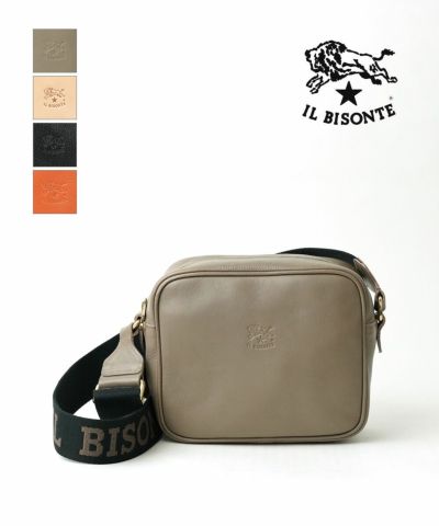 【美品✨】イルビゾンテ ショルダーバッグ レザー ホワイト IL BISONTE（イルビゾンテ） イル ビゾンテ IL BISONTE BCR293PV0041