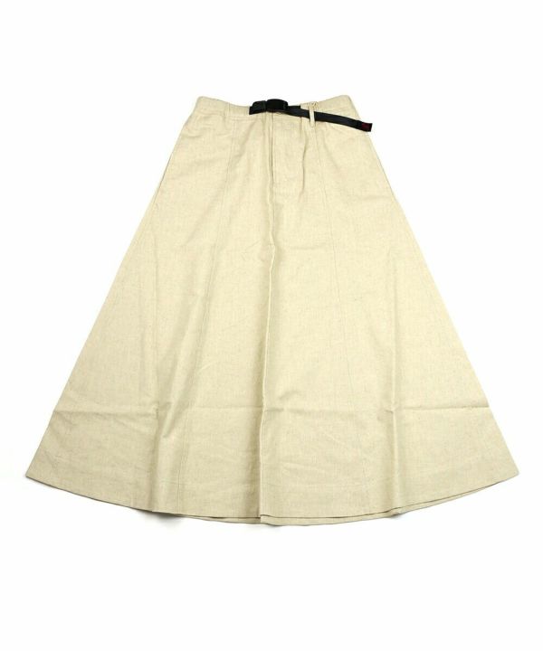 GRAMICCI (グラミチ) LINEN FOLSOM SKIRT / リネンフォルサム