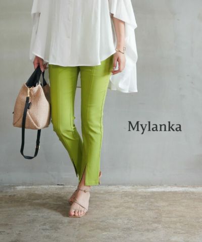 MyLanka(ミランカ)フロントスリットパンツ | BLEU COMME BLEU